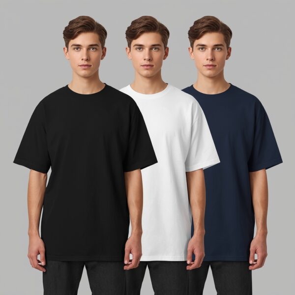 oversized round neck t shirt