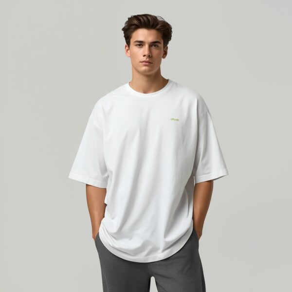 oversized round neck t shirt