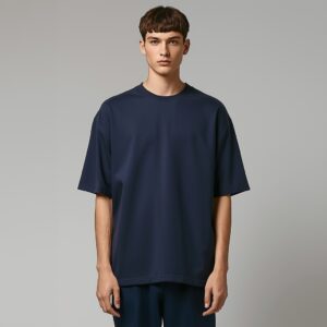 oversized round neck t shirt